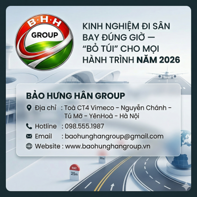 Kinh Nghiệm Đi Sân Bay Đúng Giờ — “Bỏ Túi” Cho Mọi Hành Trình Năm 2026
